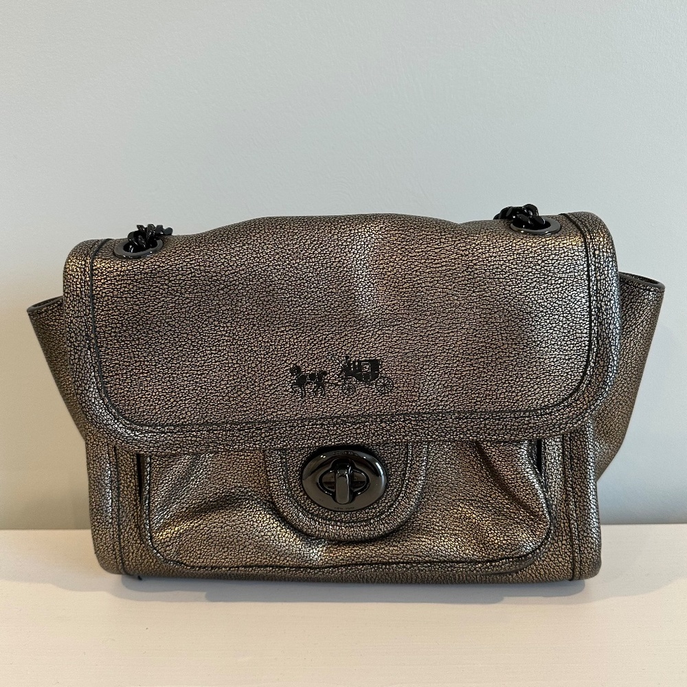 Coach Ranger Flap Crossbody Bag in Metallic